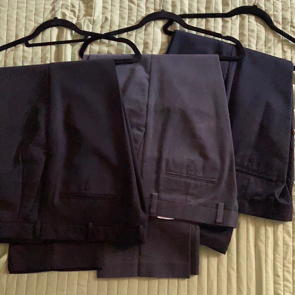 3 shades of dress pants